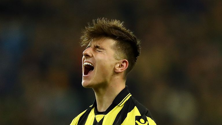 The 19-year-old has spent the last year on loan in the Eredivisie