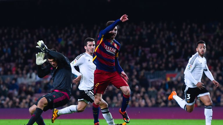 Mat Ryan was in goal the night Gary Neville's Valencia lost 7-0 to Barcelona in February 2016