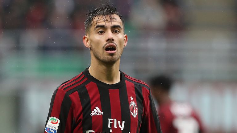 Suso scored eight goals for AC Milan this season