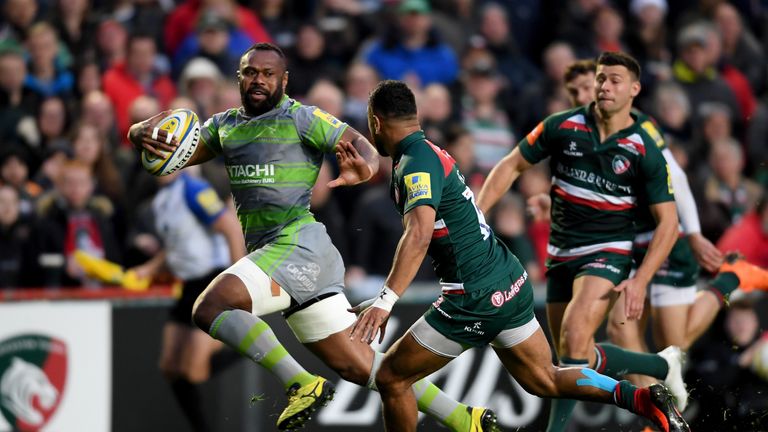 Vereniki Goneva was crowned player of the year at the Premiership Rugby Awards