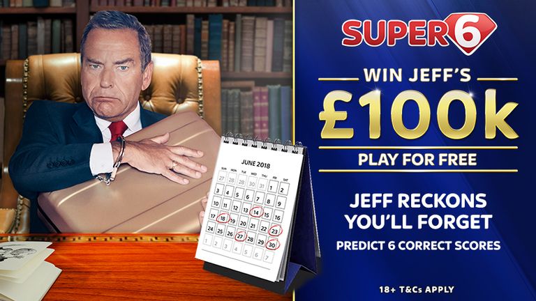 World Cup Super 6: Predict six scores to win £100k