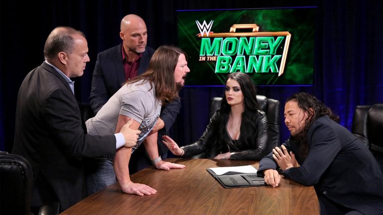 AJ Styles and Shinsuke Nakamura will fight for the WWE title in a last man standing match