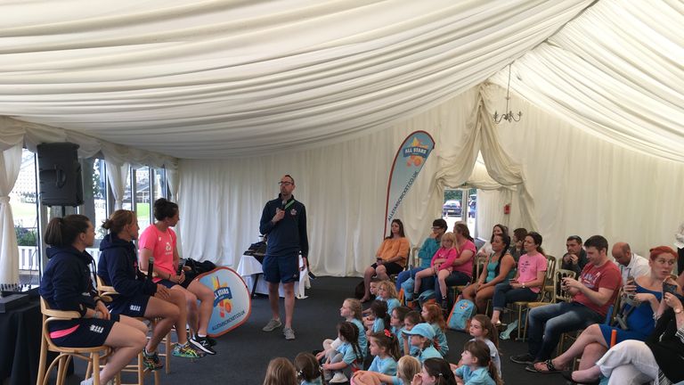 England Women were quizzed by the All Stars last week