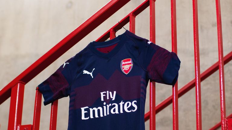 The new Arsenal away kit for 2018-19