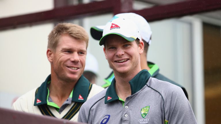 David Warner and Smith were banned for ball tampering