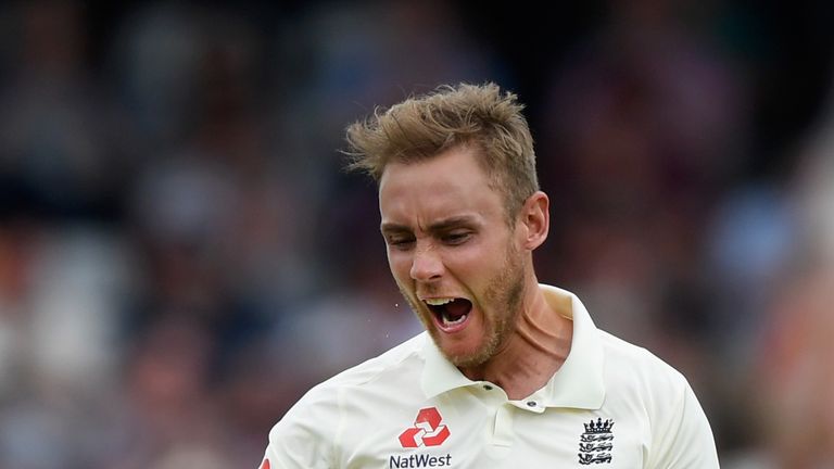 Stuart Broad is commentating for Sky Sports during the ODI series against Australia