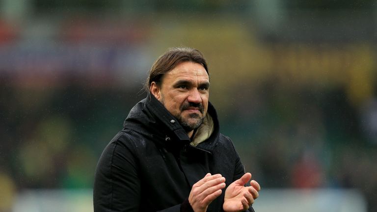 Norwich manager Daniel Farke
