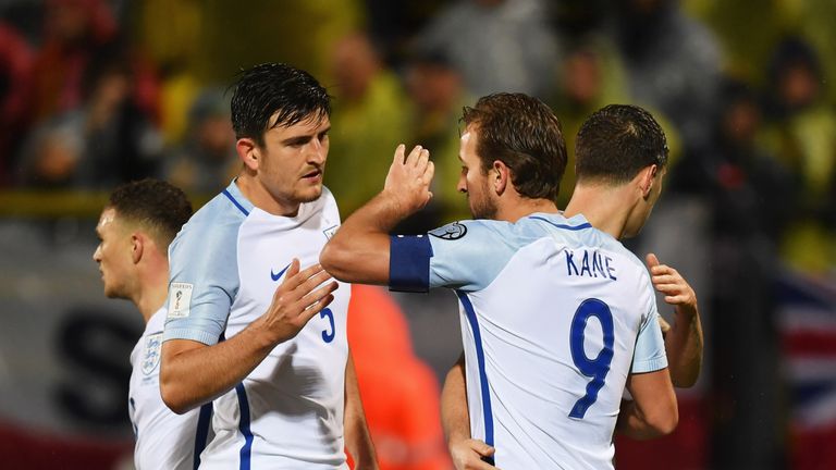 England's Harry Maguire features, but in which category?