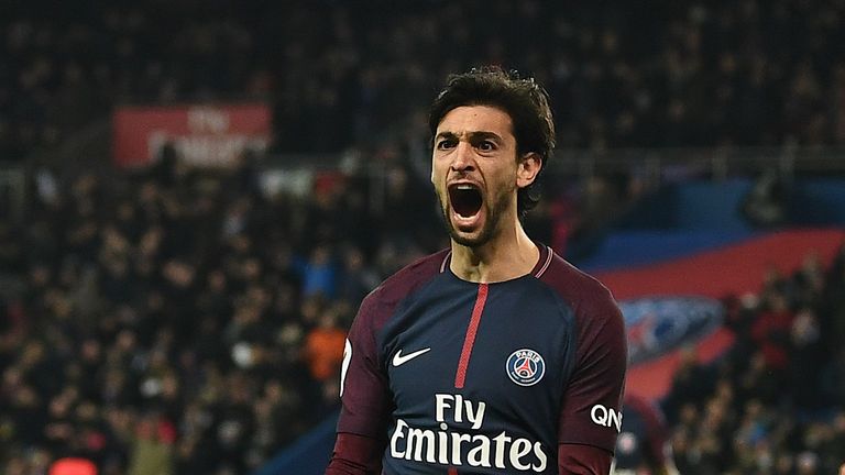Javier Pastore arrives for Roma medical ahead of move from PSG