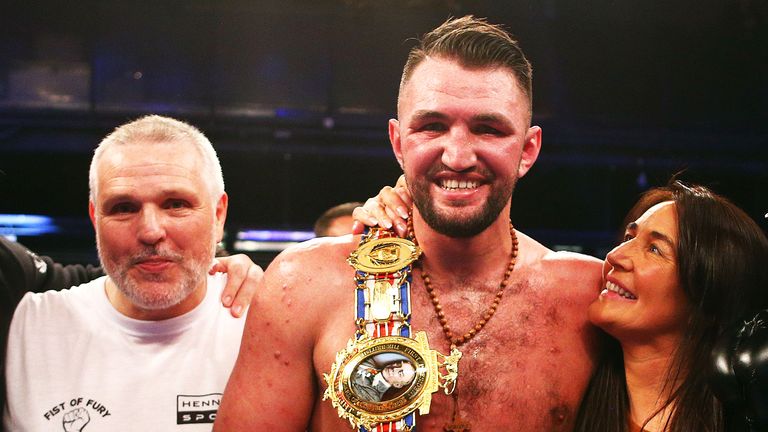 Hughie Fury, cousin of Tyson, is the current holder of the British title
