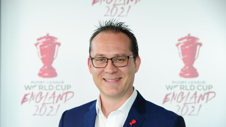 2021 Rugby League World Cup chief executive Jon Dutton revealed the tournament will be hosted exclusively in England