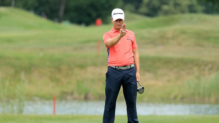 Steve Webster is just one off the lead heading into the weekend