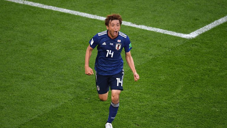 Inui scored his first competitive goal for Japan and was a post's width away from a second