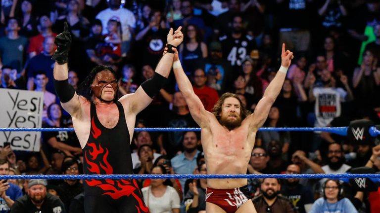 Kane's most recent run in WWE came alongside Daniel Bryan in a Team Hell No reunion