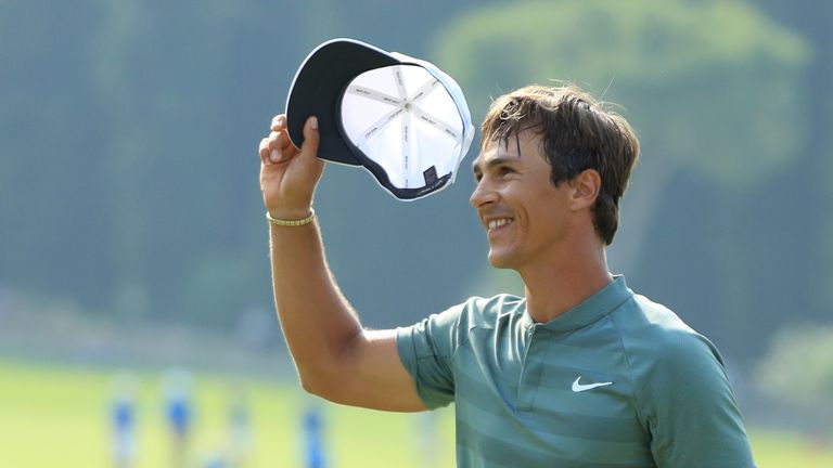 Thorbjorn Olesen held his nerve to hole a seven-foot putt for the win