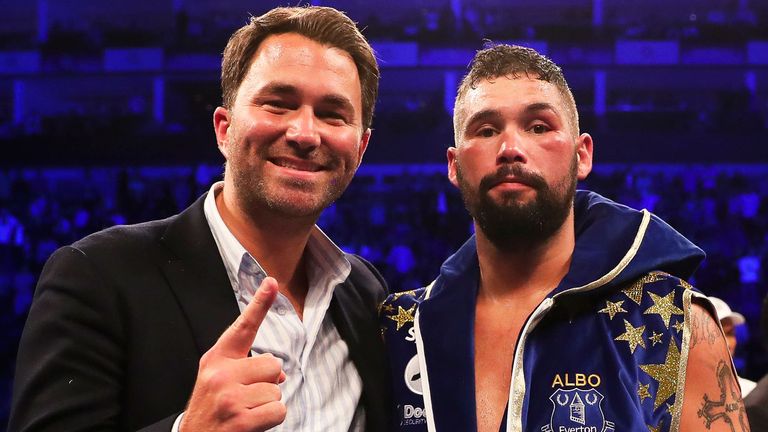 Eddie Hearn has named three possible opponents if Tony Bellew continues career