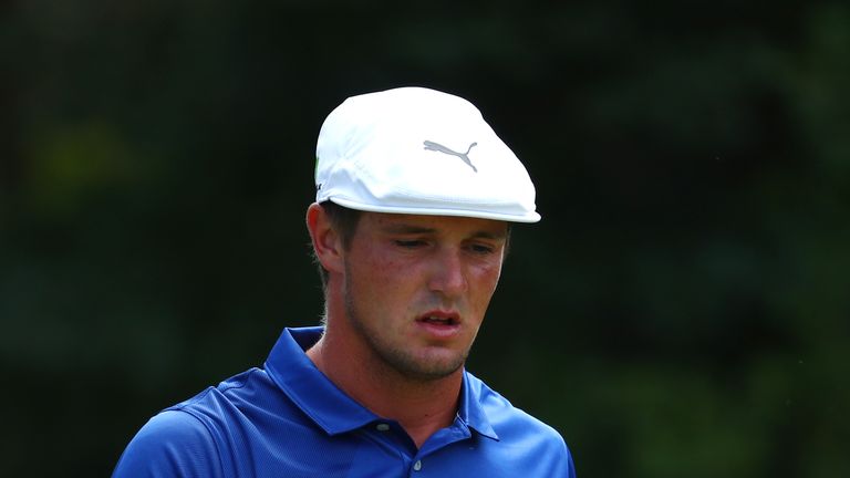 Bryson DeChambeau suffered in the closing stages in Hamburg