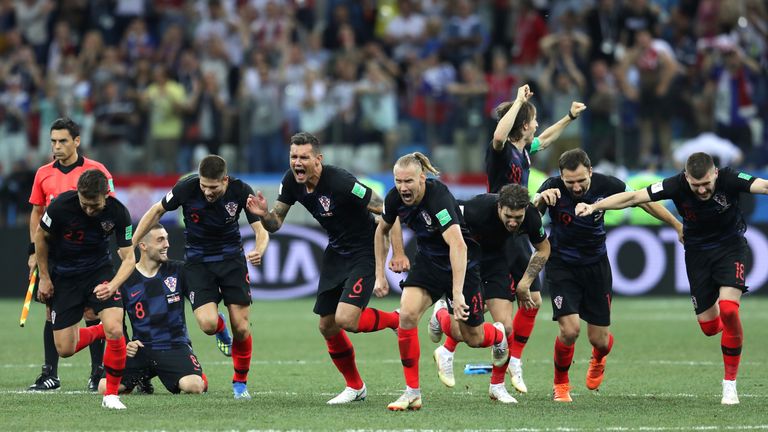 Croatia 1-1 Denmark (3-2 on penalties): Ivan Rakitic scores winning spot-kick as Croatia reach last eight