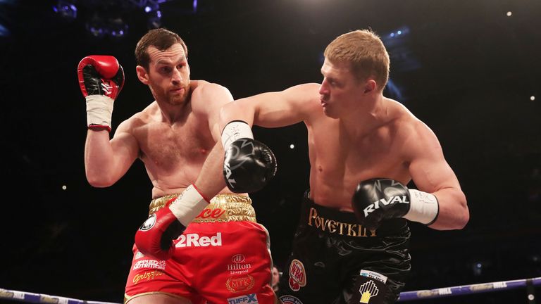 David Price shared the ring with Povetkin on Joshua's undercard at Cardiff