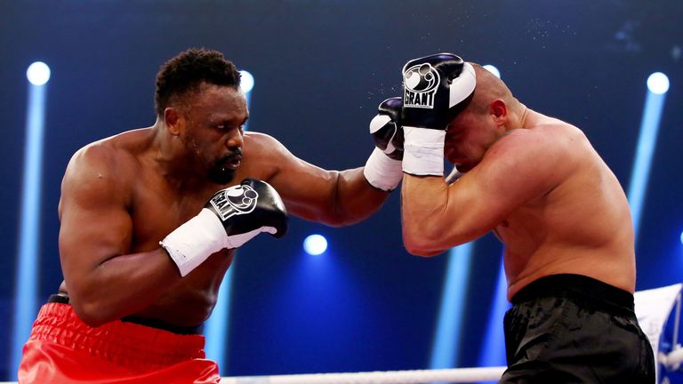 Dereck Chisora has claimed victory at Baden-Arena