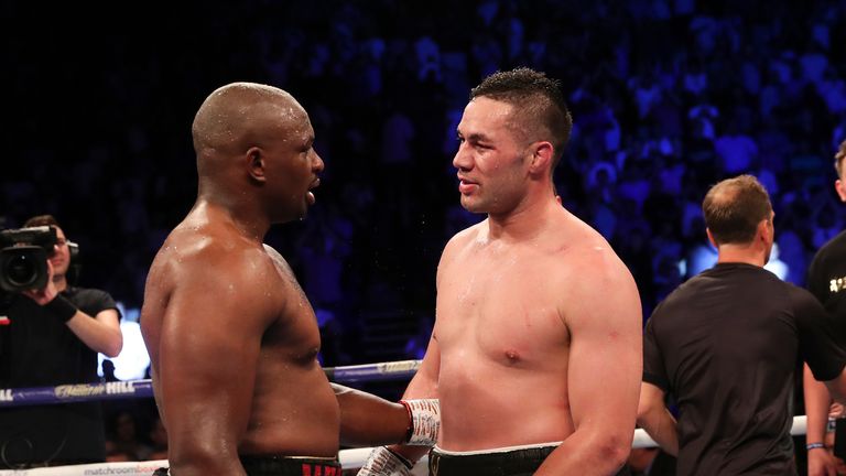 Whyte beat Parker after a gruelling heavyweight clash in London