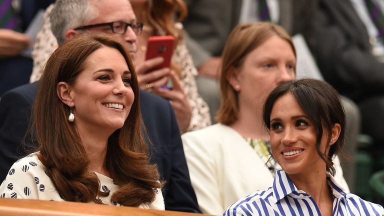   Catherine, Duchess of Cambridge (left) and Meghan, Duchess of Susbad, a Royal Seal of Approval 