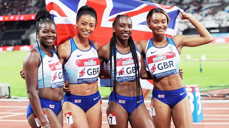 A memorable senior debt for Imani Lansiquot (right) at the London Stadium