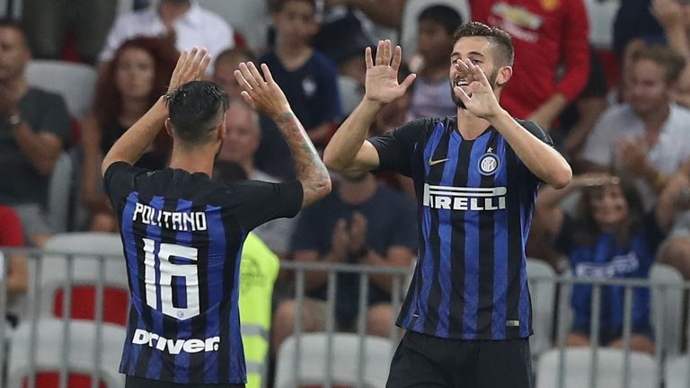 Roberto Gagliardini equalised for Inter early in the second half