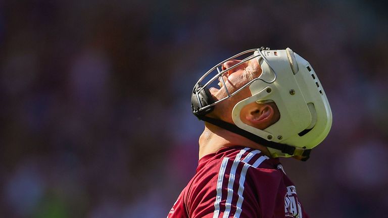 Joe Canning reacts to a missed opportunity at Croke Park last week