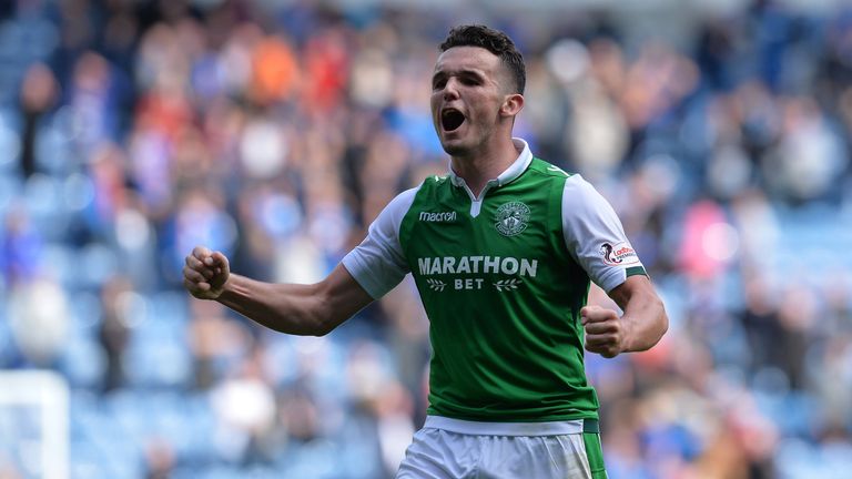 McGinn helped Hibs to their first Scottish Cup victory in 114 years in 2016