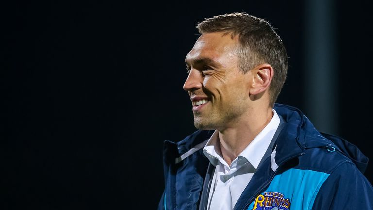 Kevin Sinfield was unveiled as Leeds' new director of rugby at a press conference on Friday