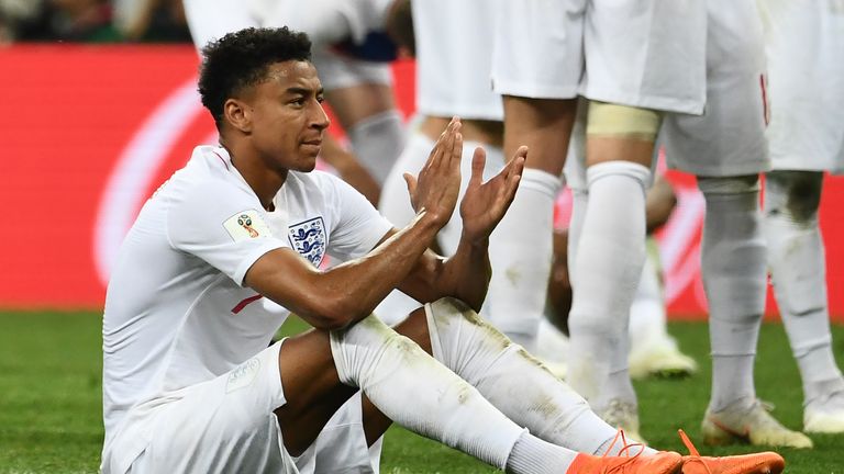 Jesse Lingard says England can hold their heads high after the defeat
