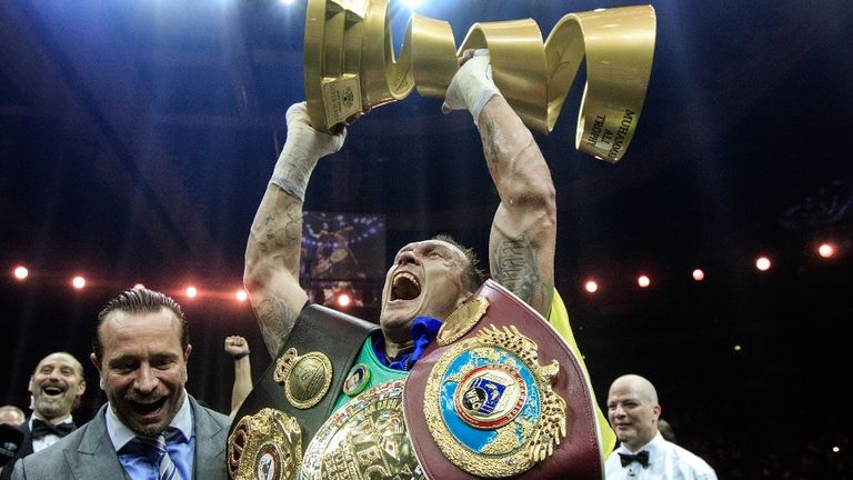 Oleksandr Usyk was crowned World Boxing Super Series cruiserweight champion