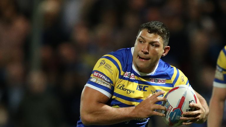 Ryan Hall ran over the first try of the day after just three minutes at Headingley