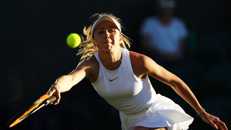 Elina Svitolina reached the fourth round at the All England Club last year