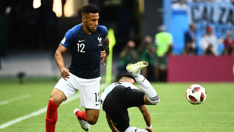 Corentin Tolisso came off the bench in France's win over Argentina