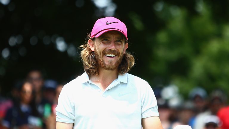 Tommy Fleetwood struggled on the front nine at Glen Abbey
