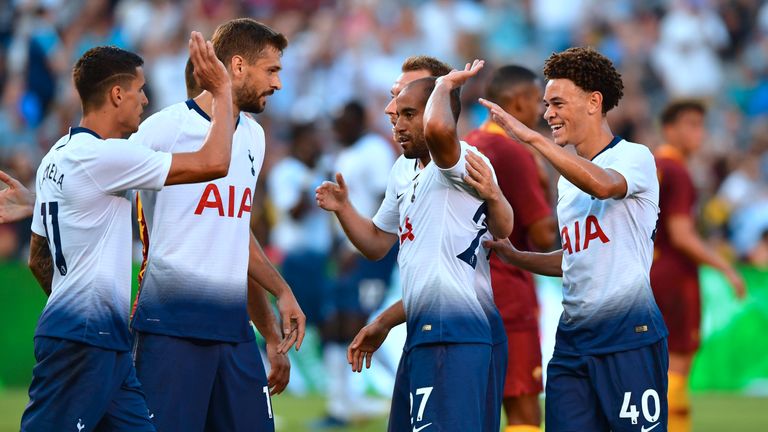   Tottenham beat Roma 4-1 on Thursday morning 