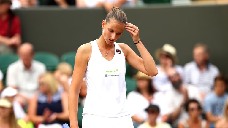 Karolina Pliskova became the last member of the top 10 seeds to exit