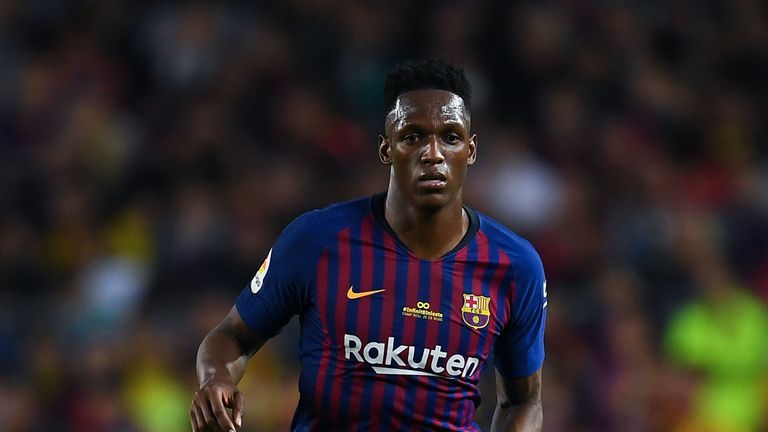 Barcelona reportedly have a buy-back clause on Yerry Mina from Everton