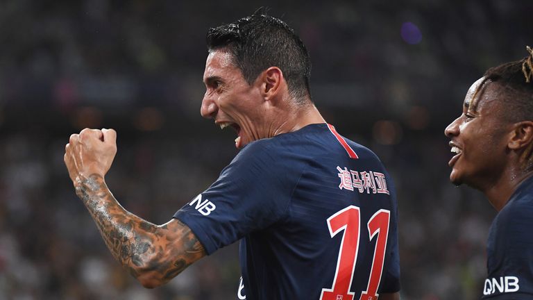 Di Maria scored in PSG's win