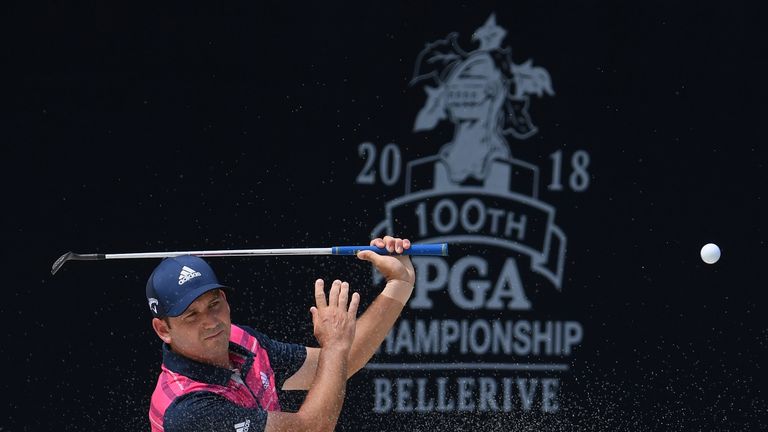 Sergio Garcia missed the cut at a major for the fifth time in a row