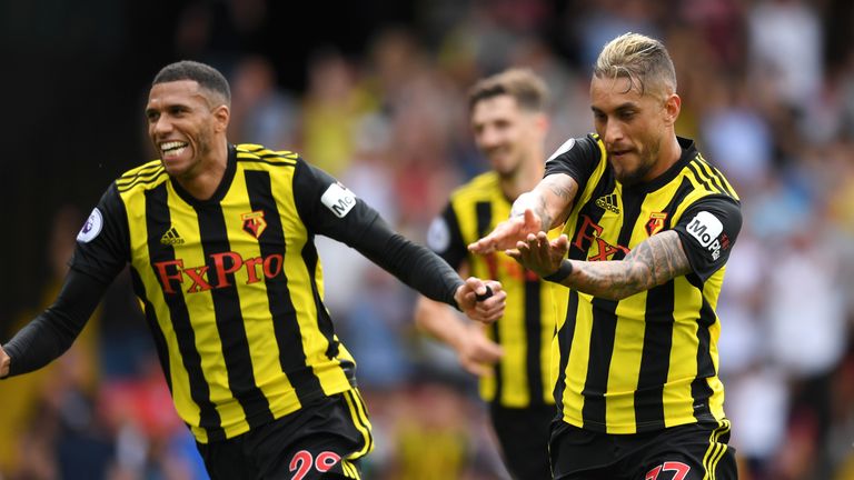 Roberto Pereyra scored twice in Watford's win