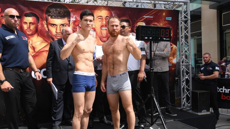 Yeleussinov (L): 10st 9lbs, Gorbics: 10st 9lbs