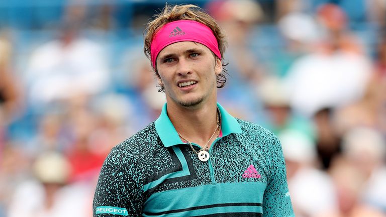 Alexander Zverev reached the quarter-finals of a Grand Slam for the first time at Wimbledon 