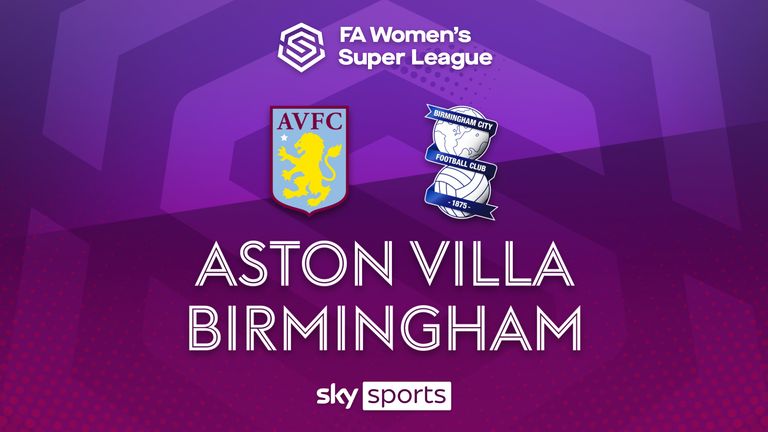 Highlights of the WSL match between Aston Villa and Birmingham.