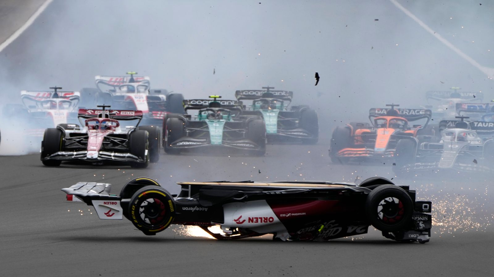British GP: Zhou Guanyu returns year on from terrifying crash as Silverstone makes Turn One changes