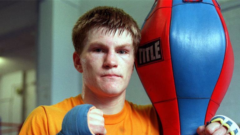 Young Ricky Rackman Following the Hitman | Sky Sports