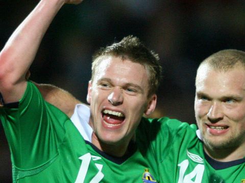 Image of Thompson: Added to Northern Ireland's squad for Wednesday's qualifier against the Faroe Islands