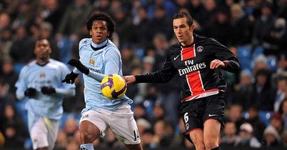 Manchester City 0 PSG 0: The 18 million pound signing Jo can't find the net as City draw a blank against their French opposition.